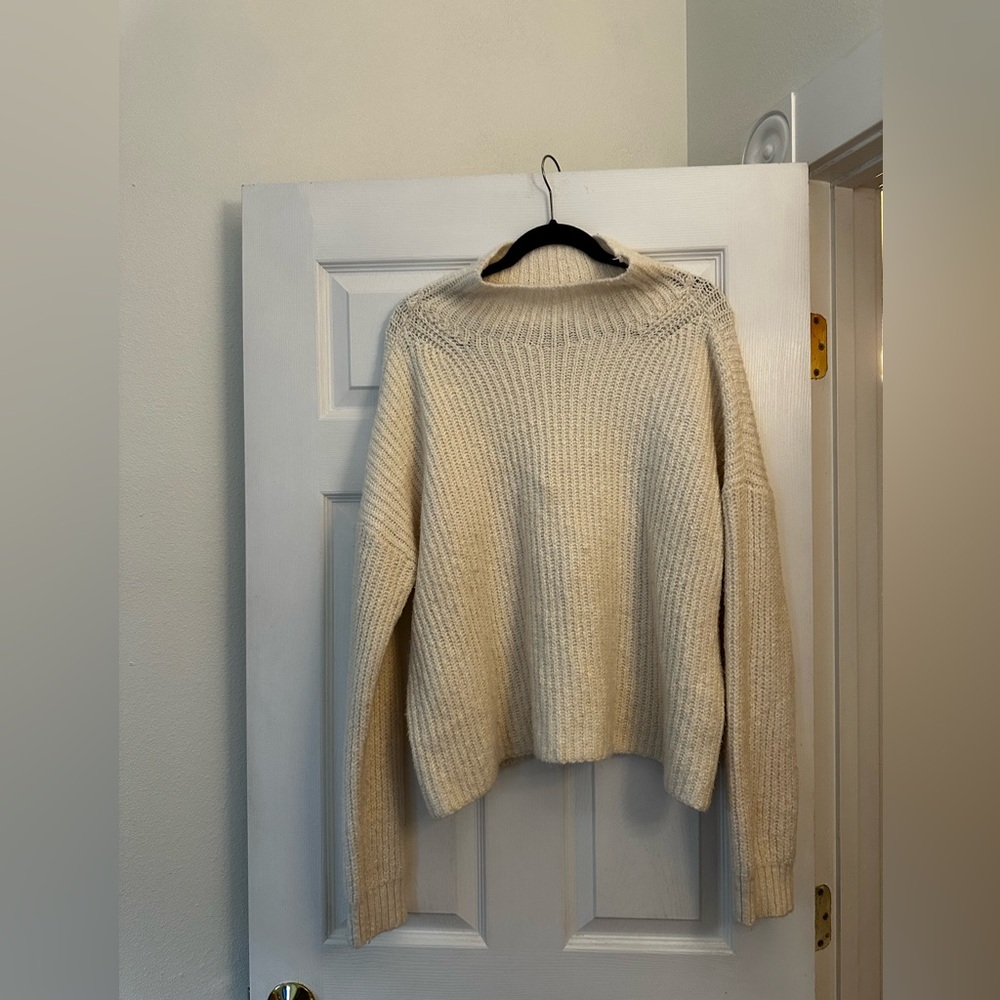 Anthropologie Mock Neck Sweater